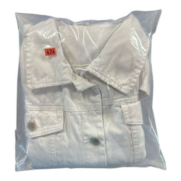 American Sweetheart White Denim Jacket - Picture 6 of 8